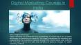 Digital Marketing Courses in India PowerPoint PPT Presentation