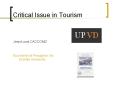 Critical Issue in Tourism PowerPoint PPT Presentation