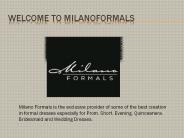 Prom Dress @ Milanoformals