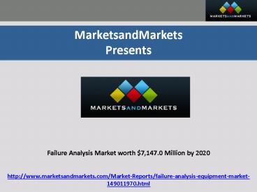 Failure Analysis Market by Equipment