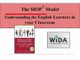 The SIOP PowerPoint PPT Presentation
