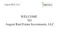 Real Estate Investment Company - August REI PowerPoint PPT Presentation