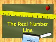 The Real Number Line