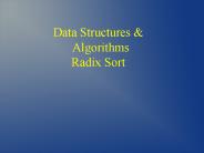 Data Structures