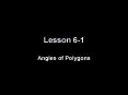 Angles of Polygons PowerPoint PPT Presentation