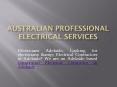 Electricians Adelaide PowerPoint PPT Presentation