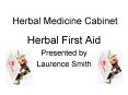 Herbal Medicine Cabinet PowerPoint PPT Presentation