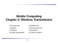 Mobile Computing Chapter 2: Wireless Transmission PowerPoint PPT Presentation