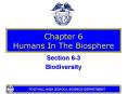 Chapter 6 Humans In The Biosphere PowerPoint PPT Presentation