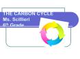 THE CARBON CYCLE Ms. Scillieri 6th Grade PowerPoint PPT Presentation