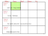 Mon.    Tues.    Wed.    Thurs.    Fri.