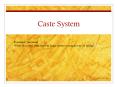 Caste%20System PowerPoint PPT Presentation
