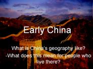 Early China