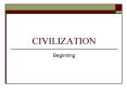 CIVILIZATION PowerPoint PPT Presentation