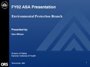 FY02 ASA Presentation  Environmental Protection Branch