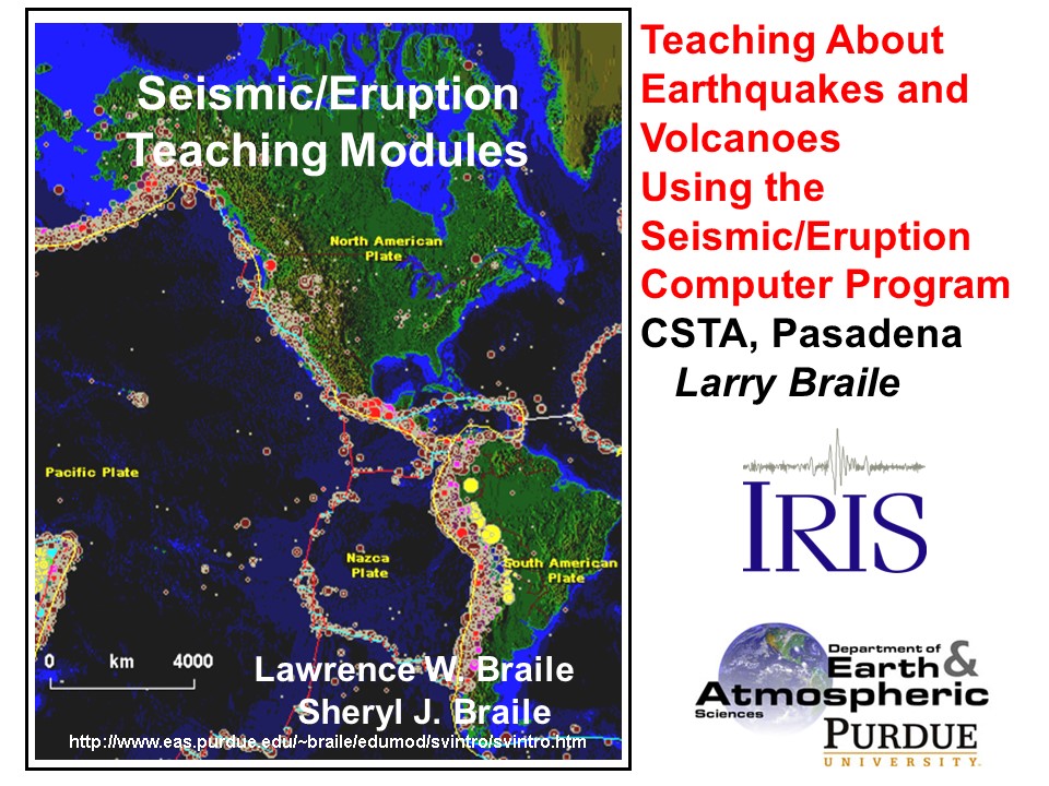 Seismic/Eruption  Classroom Teaching Strategies