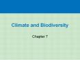 Climate and Biodiversity PowerPoint PPT Presentation
