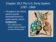 Chapter 18.2 The U.S. Party System 1787 - 1860 PowerPoint PPT Presentation