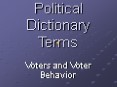 Chapter 6 Political Dictionary Terms PowerPoint PPT Presentation