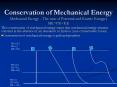 Conservation of Mechanical Energy PowerPoint PPT Presentation