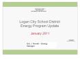 Logan City School District Energy Program Update PowerPoint PPT Presentation