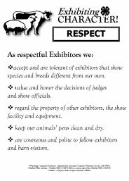 Exhibiting CHARACTER!