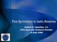 Fire Sprinklers in Latin America PowerPoint PPT Presentation