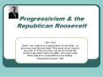 Progressivism PowerPoint PPT Presentation