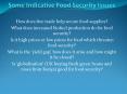 Some Indicative Food Security Issues PowerPoint PPT Presentation