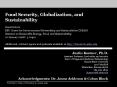 Food Security, Globalization, and Sustainability PowerPoint PPT Presentation