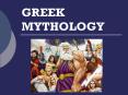 GREEK MYTHOLOGY PowerPoint PPT Presentation