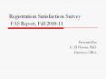 Registration Satisfaction Survey FAS Report, Fall 2010-11 PowerPoint PPT Presentation