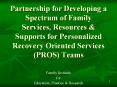Partnership for Developing a Spectrum of Family Services, Resources PowerPoint PPT Presentation