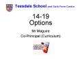 Teesdale School and Sixth Form Centre PowerPoint PPT Presentation