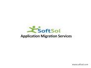 SoftSol Application Migration Services