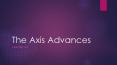 The Axis Advances PowerPoint PPT Presentation