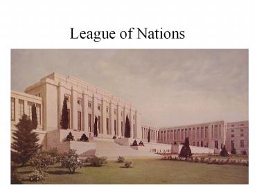 League of Nations