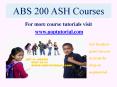 ABS 200 ASH Tutorial/Uoptutorial PowerPoint PPT Presentation