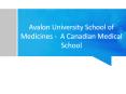 Avalon University - A Canadian Medical School PowerPoint PPT Presentation