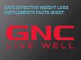Safe Effective Weight Loss Supplements Facts Sheet