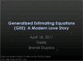 Generalized Estimating Equations (GEE): A Modern Love Story PowerPoint PPT Presentation