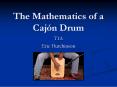 The Mathematics of a Caj PowerPoint PPT Presentation