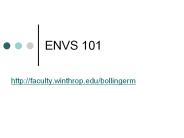ENVS 101