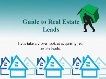Ways to Generate Real Estate Leads