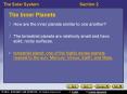 The Inner Planets PowerPoint PPT Presentation