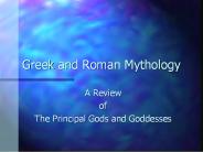 Greek and Roman Mythology