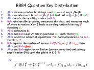 BB84 Quantum Key Distribution