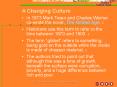 A Changing Culture PowerPoint PPT Presentation