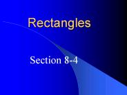 Rectangles
