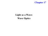 Light as a Wave: